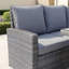 Milano 6 Seater Dining Set with Cushions