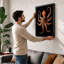 Golden Octopus Study Vintage - Print-770394278-770394298
