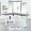 Bureau d'angle électrique VIVO, poste de travail en L-128929259-128929260
