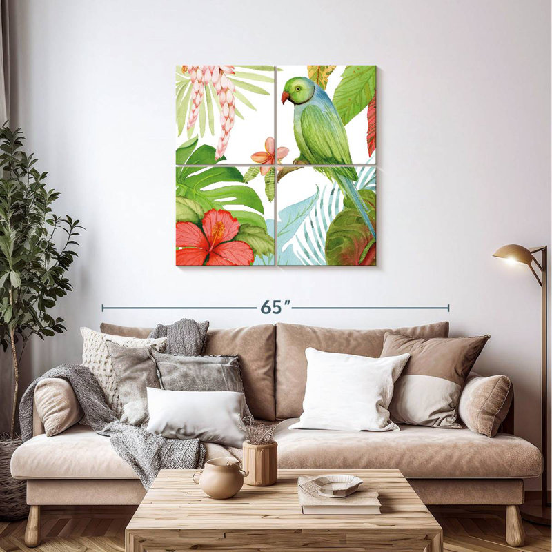 Brampt Treasures Of The Tropics I, H 38 po x l 38 po