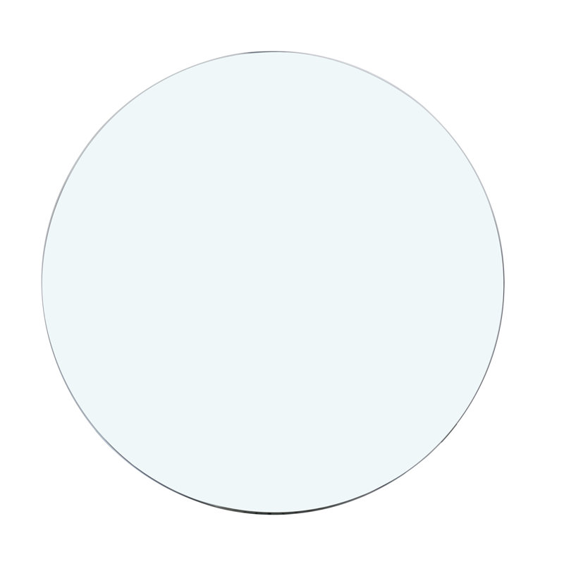 Tempered Glass Table Top 39.3 Inch Round, 3/8 Thickness, Five Times Stronger Than Normal, Smooth Edges For Protection Round Thick Table, Strong And Stable, Safe Edge Design Everyday Use