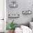 Granli 3 Piece Metal and Wood Accent Shelf