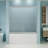 56"-60" W x 58" H Double Sliding Semi-Frameless Bathtub Shower Door with Tempered Glass-114023130
