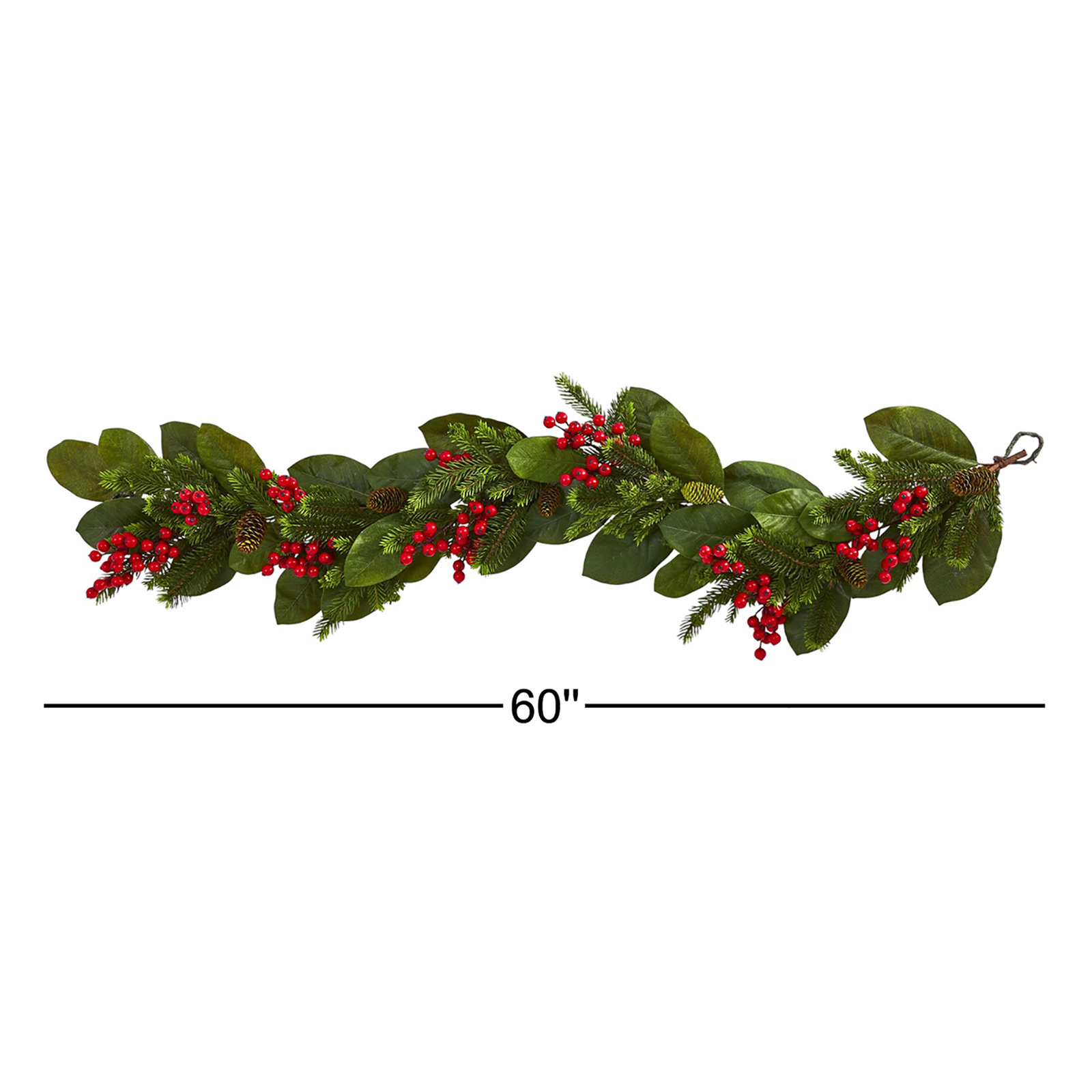 9'' in. Faux Pine Garland
