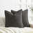 Super Soft Velvety Slub Heavy Chenille Decorative Pillow Cover with Flange (Set of 2)-122610486-122610492