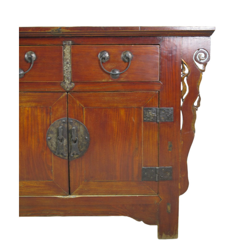 Asian Classic 78'' W Solid Wood Sideboard