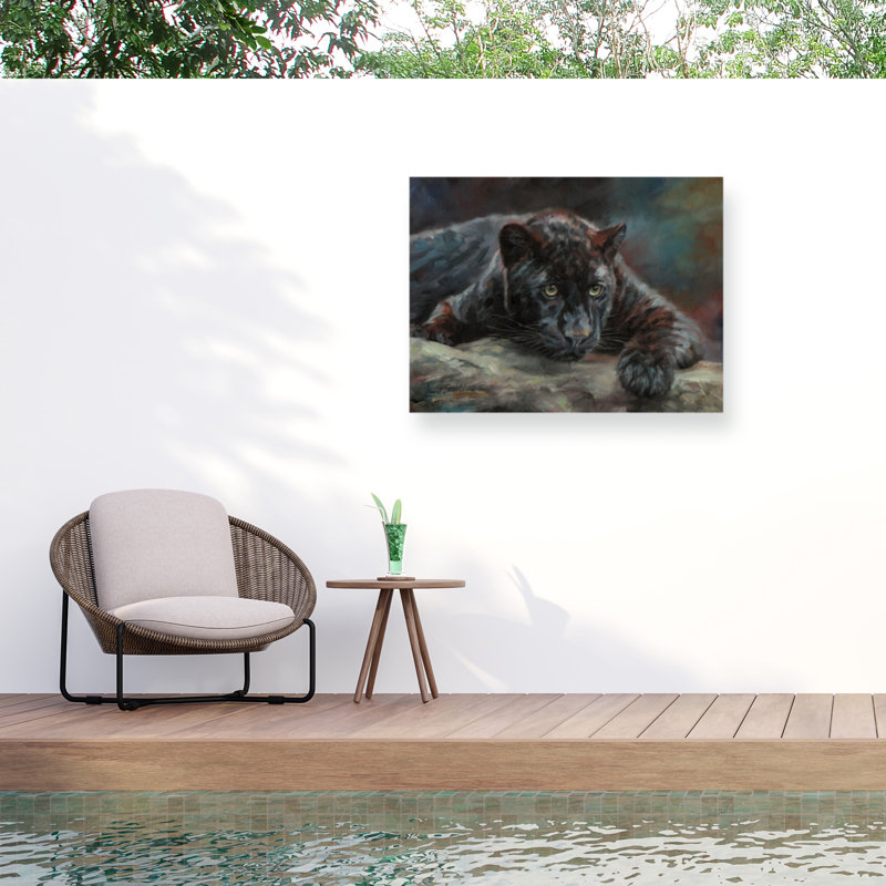 Toile d'extérieur David Stribble Black Panther 4, H 35 po x l 47 po