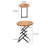 Dyfan Brown Solid Wood Top End Table