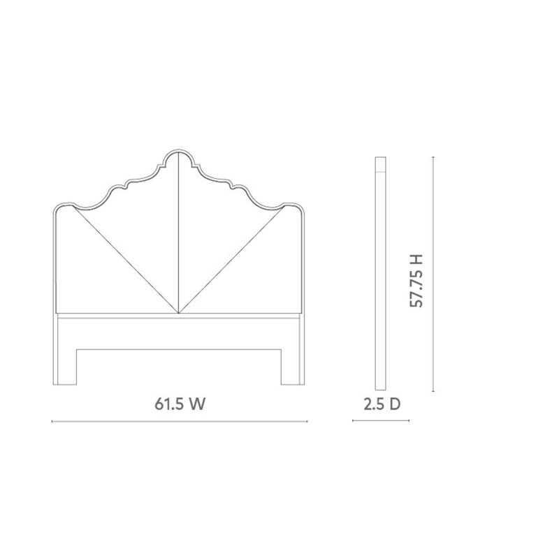 Victoria Panel Headboard, Queen