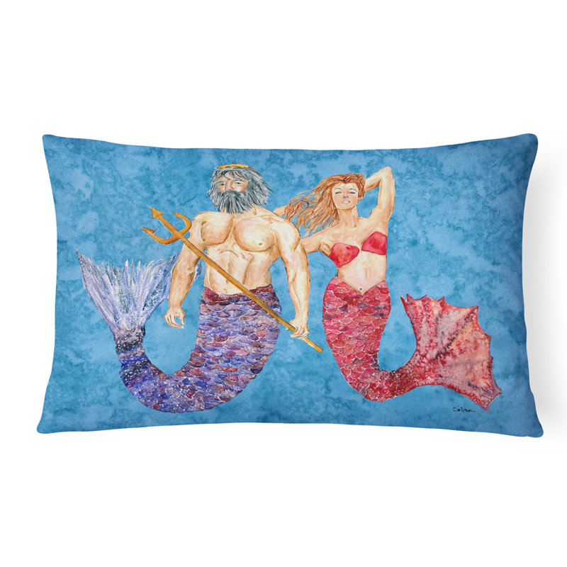 Coussin décoratif intérieur/extérieur sirène Merman