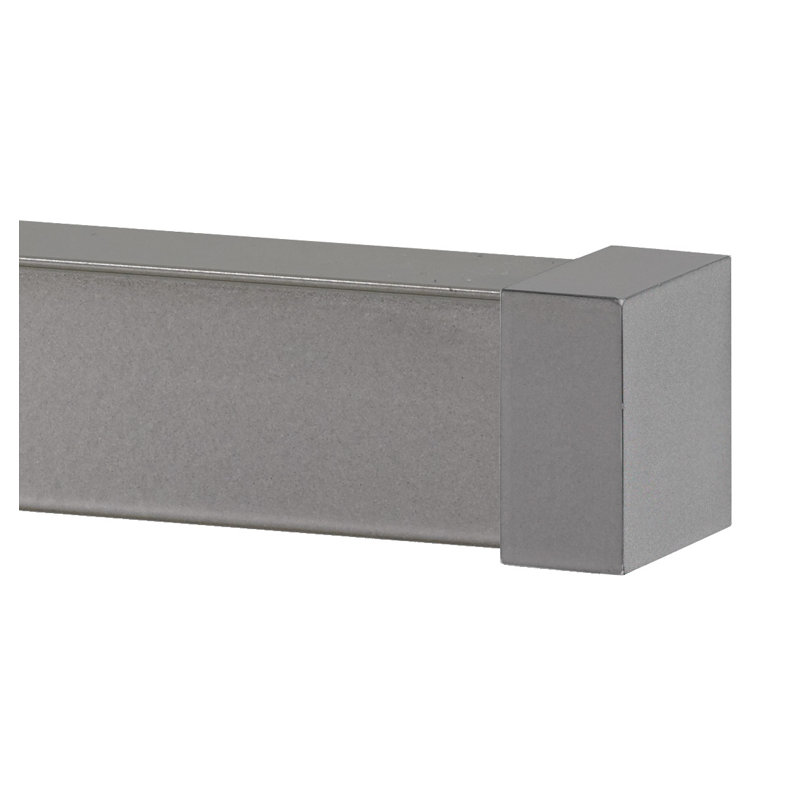 Tringle à rideaux simple Hayhurs, argent, H 1 po x l 132 po x P 3,36 po