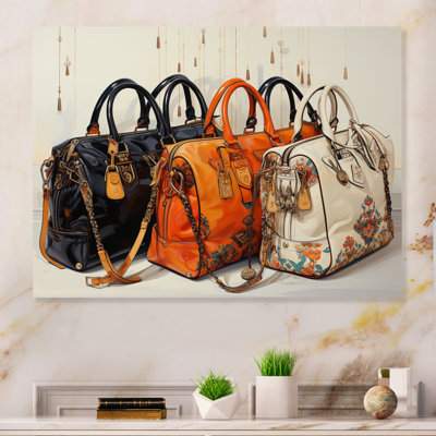 Minimalism Fashion Bag Envy I - Fashion Print on Metal