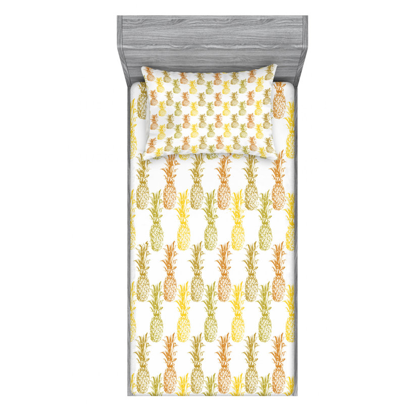 Microfiber Sheet Set, Twin XL Sheet Set with Fitted Sheet