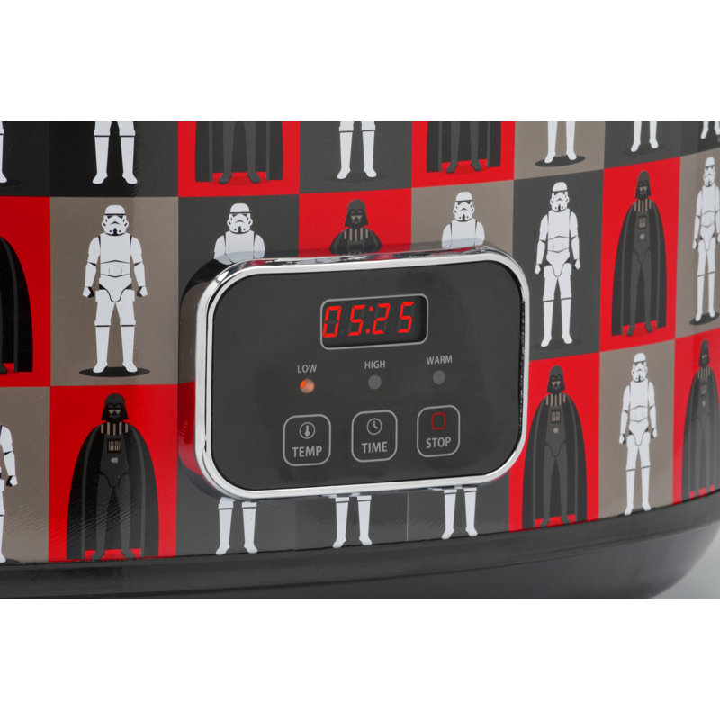 Star Wars Black and Red Digital Slow Cooker with Timer