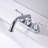 2-handle Bathroom Faucet with Drain Assembly