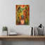 «Sun Ray» par Dean Russo, art mural en métal doré, 16 po x 24 po-2859190