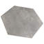 Carreau de porcelaine de 11 po x 12 3/4 po D'anticatto Hex Notte