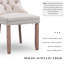 Chaise de salle à manger en velours avec pieds en bois massif Friedrun-1876400186