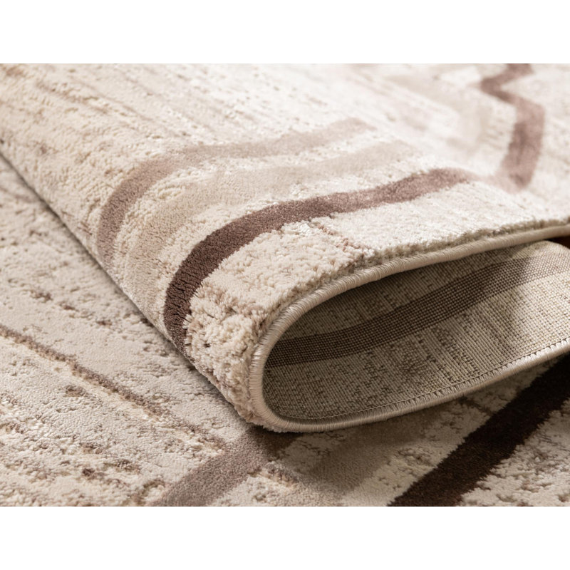 Alfano Geometric Indoor Rug, Oval 3' x 5'3"