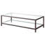 Natasha Black Nickel 2-piece Coffee Table Set