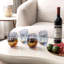 4 verres sans pied 14 oz