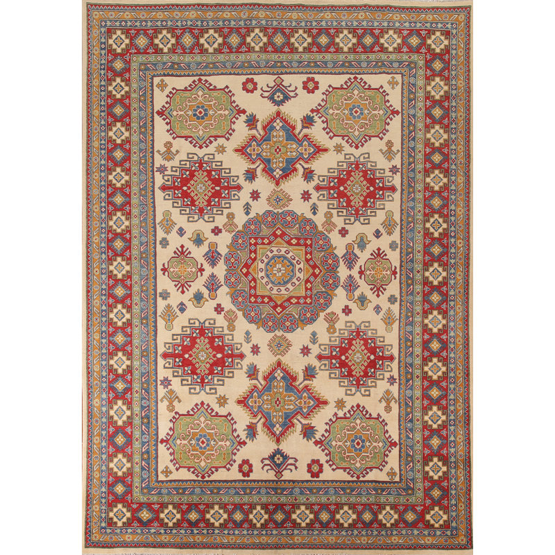 Tapis oriental géométrique Kazak 9