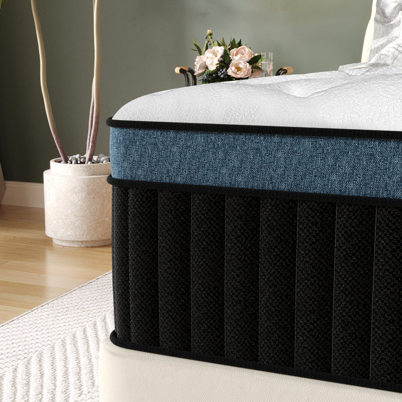 Matelas hybride moyen Alwyn Home Timera, Très grand lit, 12"