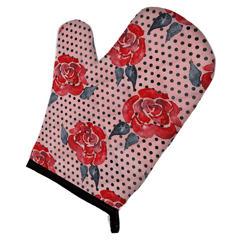 Coussin aquarelle roses et four à caroline