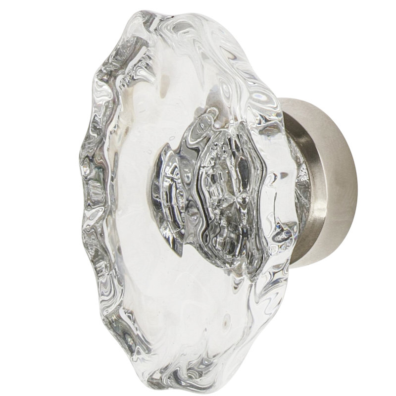Chateau 1.75" Novelty Oval Knob, Polished Nickel