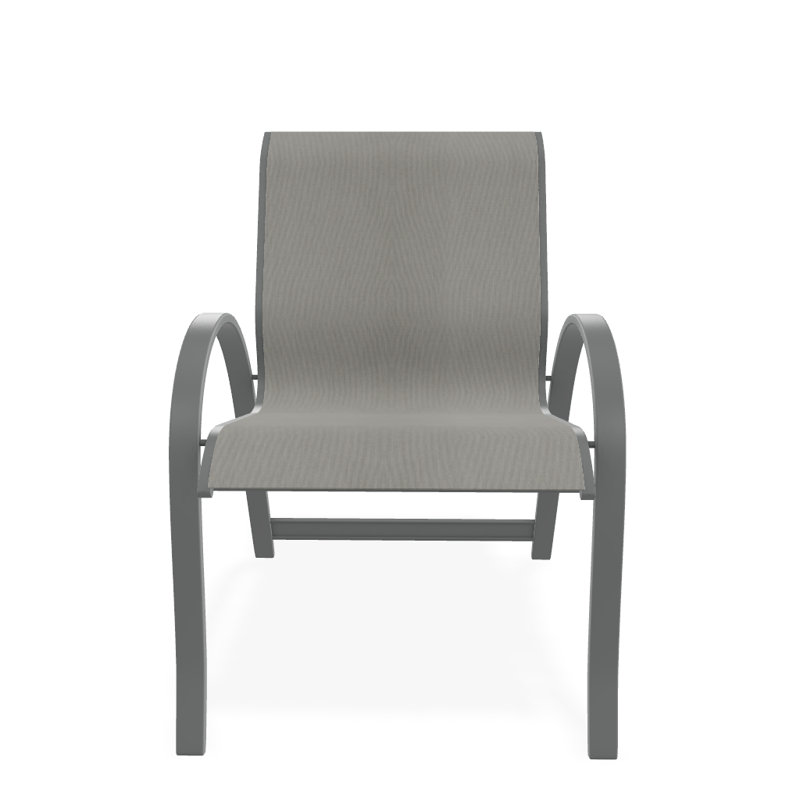 Aruba 1 Outdoor Dining Armchair, Graphite