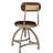 Orduna Swivel Upholstered Adjustable Height Counter Stool with Solid Wood Frame