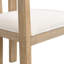 Élégante chaise de salle à manger en mélange de lin et polyester avec structure en bois d'hévéa, pour des espaces de salle à manger modernes et sophistiqués.-1982368637-1982368634