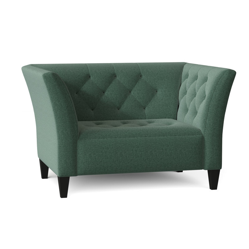 Carruth Upholstered Armchair, Vibe Coastal Chenille