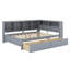 Lit de jour en bois avec 2 tiroirs Clippard-1089135797