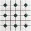Carreau de mosaïque en porcelaine nid d'abeille pour mur et plancher 11 po x 11 po Oxford-36595297
