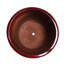 3 pots de fleurs modernes en céramique rouge pâte de haricot pour le salon - Appuis de chaleur et de soutien des racines-1100527785
