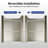 56"-60" W x 72" H Double Sliding Shower Door, Framed Bypass Sliding Door with 1/4'' Tempered Glass, Chrome-123214239