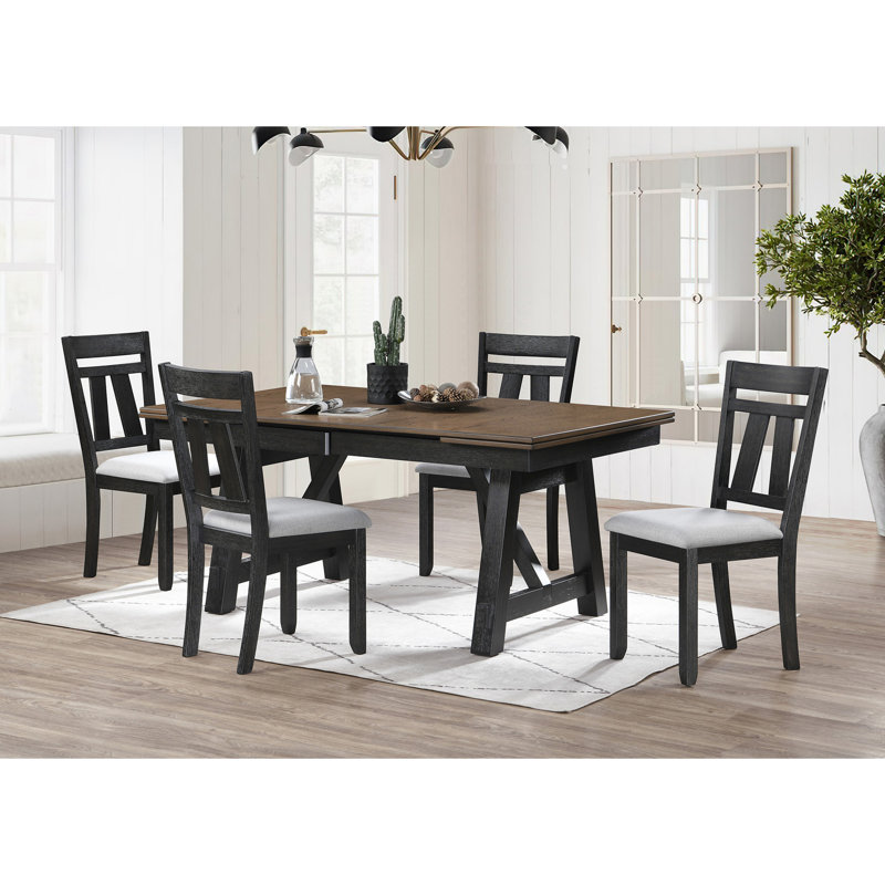 Ensemble de chaises de salle à manger de style maison de campagne 2 pièces