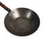 Poêle wok en acier au carbone de 9,5 pouces Babish, poêle à fond plat avec poignée en bois et poignée auxiliaire