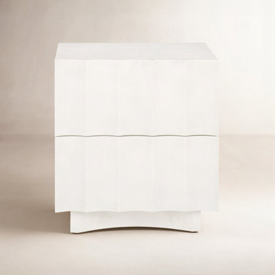 1-Drawer Fluted Nightstand