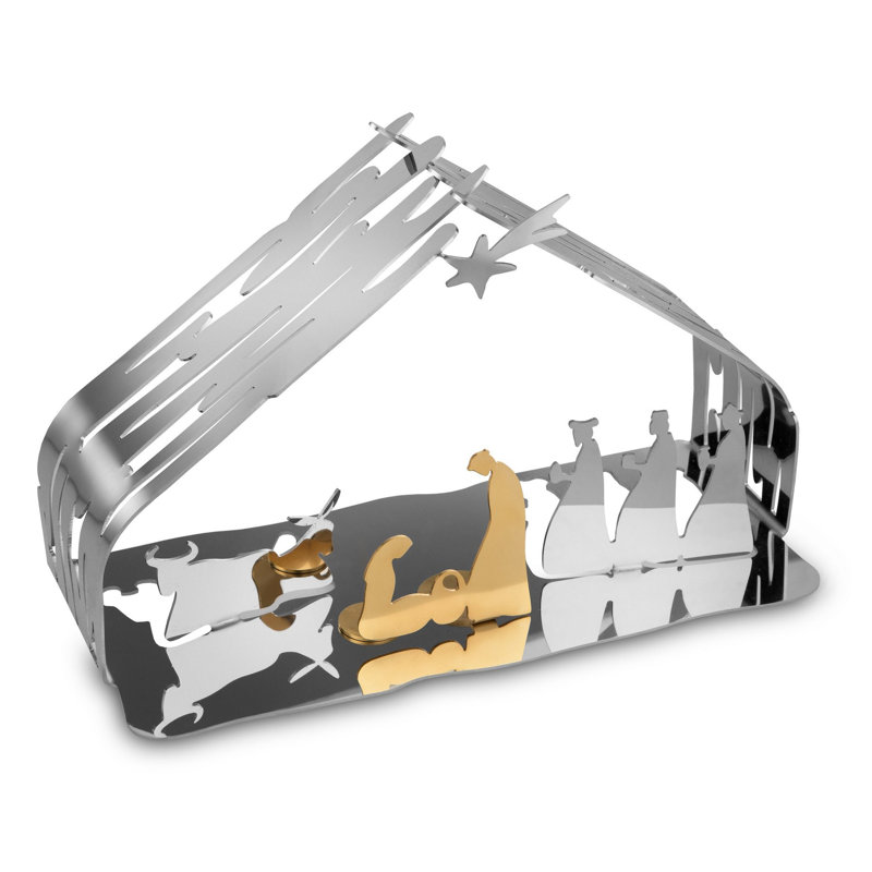 Bark Christmas Children Nativity Set, Stainless Steel