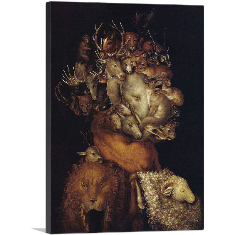 «Earth 1566» par Giuseppe Arcimboldo, impression sur toile tendue, H 18 po x l 12 po x P 0,75 po