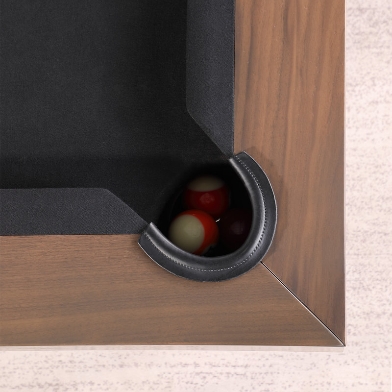 Stella 8'' Slate Pool Table With Professional Installation Included, Charcoal, No