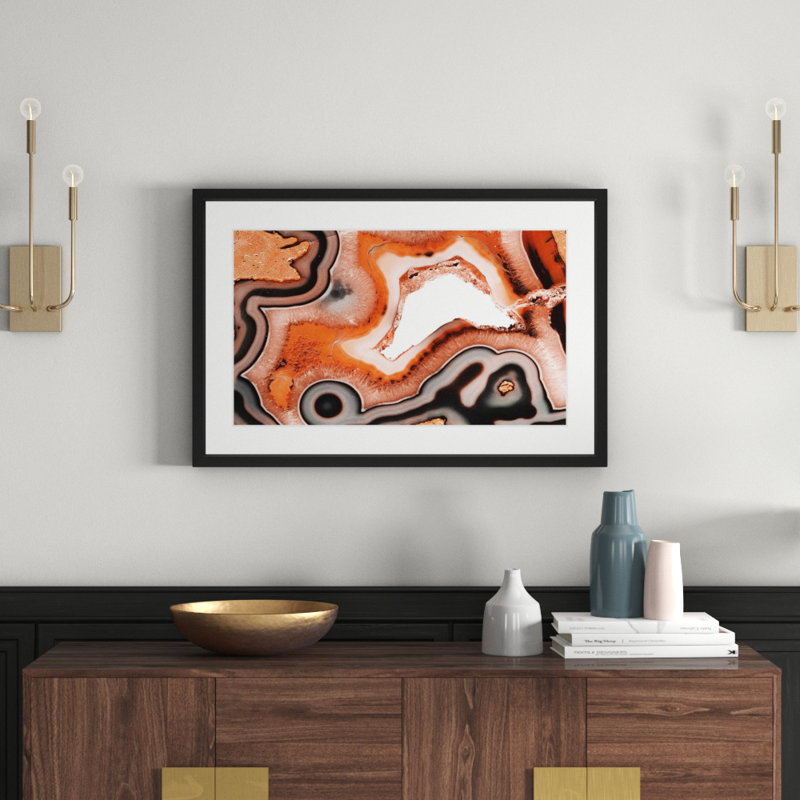 Sugilite - Single Picture Frame Print, 61cm H x 91cm W x 3.81cm D