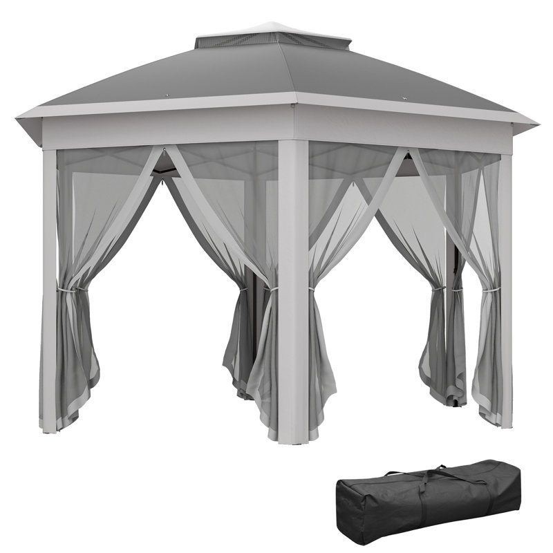 34 Ft. W x 28 Ft. D Metal Soft-Top Canopy