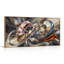 Ensemble de 1 tableau abstrait encadré sur toile métallique, 122 x 61 cm-513415803