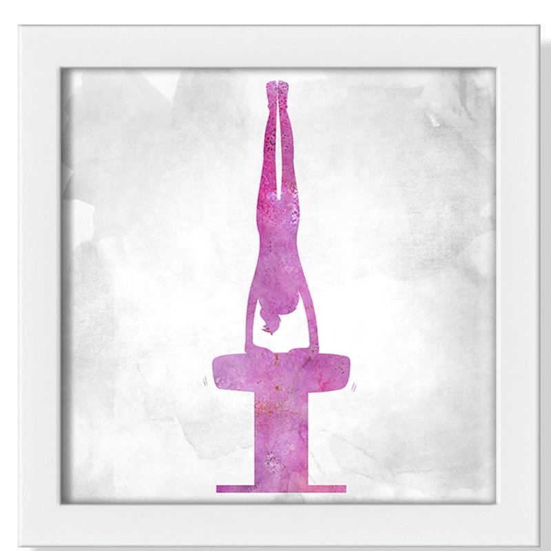Gymnastique 1, H 9 po x l 9 po x P 1,19 po, Encadré de boîte blanc