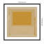 «Pastel Geometric 07» partexor, impression sur bois encadrée