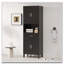 Grande armoire de salle de bain autoportante avec tiroir, 2 armoires, 4 portes à fermeture douce, 2 tablettes réglables, rangement ouvert-884668076