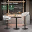 Juddson Swivel Upholstered Adjustable Height Counter Stool with Metal Frame,Bar Stools with Footrest, Kitchen Island Chairs for Dining Room, Home Bar, Cafe-587447156-587447157